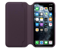 Apple Leather Folio do iPhone 11 Pro Max Aubergine - 514655 - zdjęcie 3